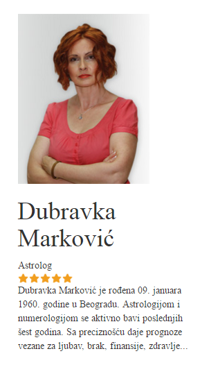Astrolog Dubravka Marković